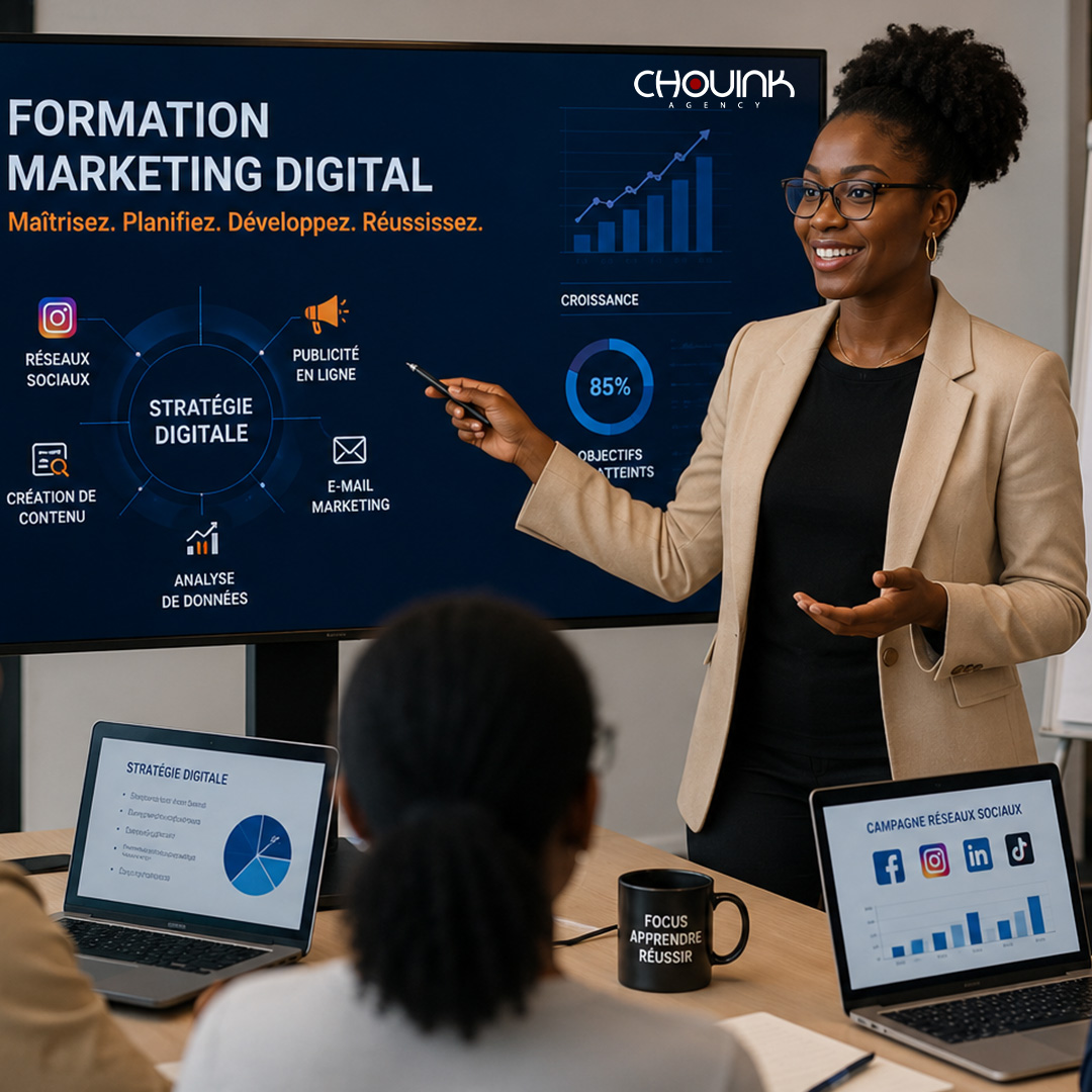 Formation en marketing digital - Chouink Agency